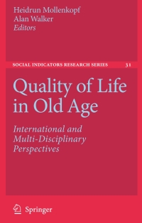 Imagen de portada: Quality of Life in Old Age 9781402056819
