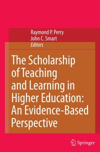 Imagen de portada: The Scholarship of Teaching and Learning in Higher Education: An Evidence-Based Perspective 1st edition 9781402049446