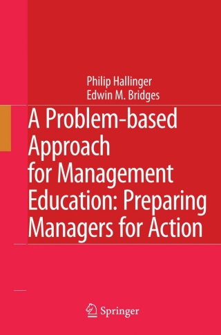 Cover image: A Problem-based Approach for Management Education 9781402057557