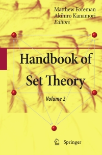 Imagen de portada: Handbook of Set Theory 1st edition 9781402048432