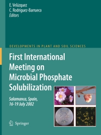 صورة الغلاف: First International Meeting on Microbial Phosphate Solubilization 1st edition 9781402040191