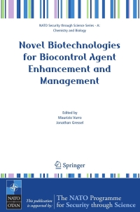 Imagen de portada: Novel Biotechnologies for Biocontrol Agent Enhancement and Management 1st edition 9781402057984