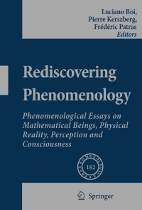 Cover image: Rediscovering Phenomenology 1st edition 9781402058806