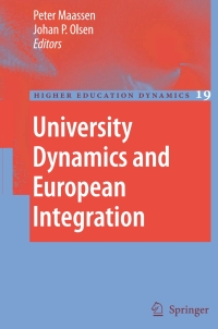 Cover image: University Dynamics and European Integration 1st edition 9781402059704