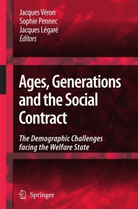 Imagen de portada: Ages, Generations and the Social Contract 1st edition 9781402059728