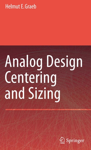 Cover image: Analog Design Centering and Sizing 9781402060038