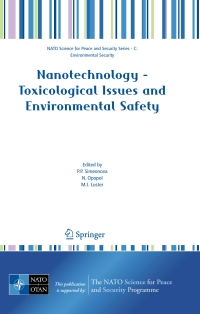 Imagen de portada: Nanotechnology - Toxicological Issues and Environmental Safety 1st edition 9781402060755