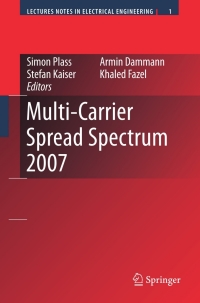 Cover image: Multi-Carrier Spread Spectrum 2007 9781402061288