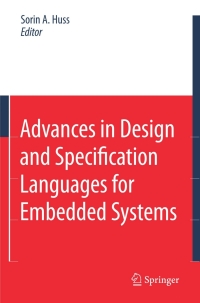 Cover image: Advances in Design and Specification Languages for Embedded Systems 1st edition 9781402061479