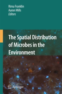 Imagen de portada: The Spatial Distribution of Microbes in the Environment 1st edition 9781402062155