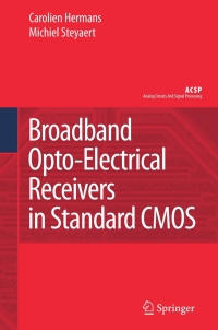 Titelbild: Broadband Opto-Electrical Receivers in Standard CMOS 9789048175727