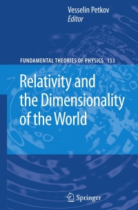 صورة الغلاف: Relativity and the Dimensionality of the World 1st edition 9781402063176