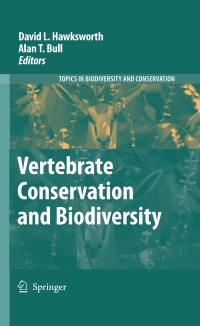 Cover image: Vertebrate Conservation and Biodiversity 1st edition 9781402063190