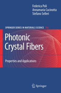 صورة الغلاف: Photonic Crystal Fibers 9781402063251