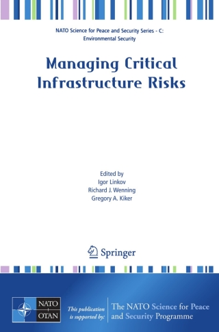 Imagen de portada: Managing Critical Infrastructure Risks 1st edition 9781402063831