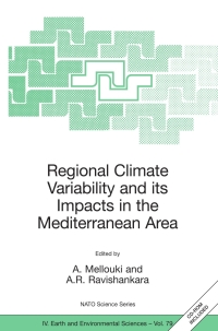 Titelbild: Regional Climate Variability and its Impacts in the Mediterranean Area 1st edition 9781402064289