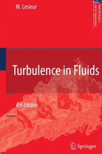 Cover image: Turbulence in Fluids 4th edition 9781402064340