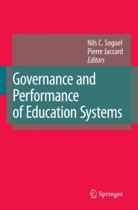 صورة الغلاف: Governance and Performance of Education Systems 1st edition 9781402064456