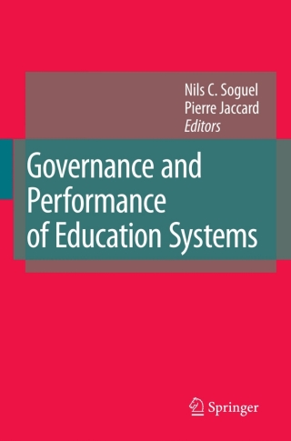 Cover image: Governance and Performance of Education Systems 1st edition 9781402064456