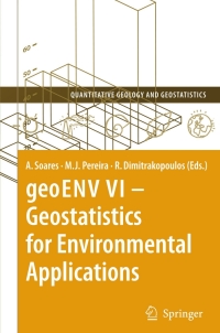 صورة الغلاف: geoENV VI – Geostatistics for Environmental Applications 1st edition 9781402064470