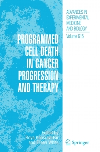 صورة الغلاف: Programmed Cell Death in Cancer Progression and Therapy 1st edition 9781402065538
