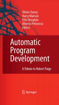 Titelbild: Automatic Program Development 1st edition 9781402065842