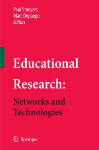 صورة الغلاف: Educational Research: Networks and Technologies 1st edition 9781402066122