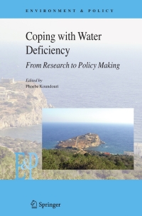 Cover image: Coping with Water Deficiency 1st edition 9781402066146