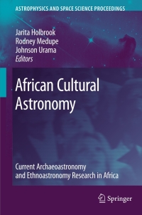 Imagen de portada: African Cultural Astronomy 1st edition 9781402066382