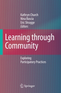 Cover image: Learning through Community 1st edition 9781402066535