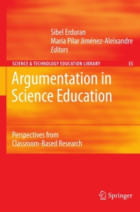 Cover image: Argumentation in Science Education 9781402066696