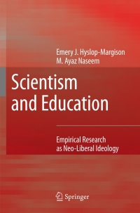 Cover image: Scientism and Education 9781402066771