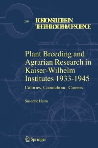 Imagen de portada: Plant Breeding and Agrarian Research in Kaiser-Wilhelm-Institutes 1933-1945 9781402067174
