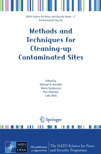 Imagen de portada: Methods and Techniques for Cleaning-up Contaminated Sites 1st edition 9781402068744