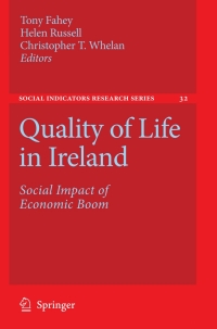 Cover image: Quality of Life in Ireland 1st edition 9781402069802