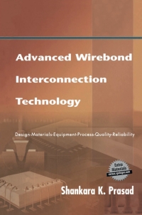 صورة الغلاف: Advanced Wirebond Interconnection Technology 9781402077623