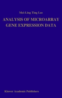 Titelbild: Analysis of Microarray Gene Expression Data 9780792370871