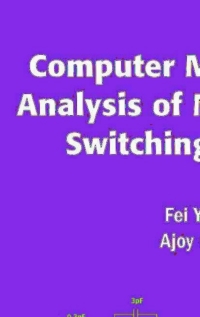 Cover image: Computer Methods for Analysis of Mixed-Mode Switching Circuits 9781402079221