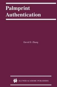 Cover image: Palmprint Authentication 9781402080968