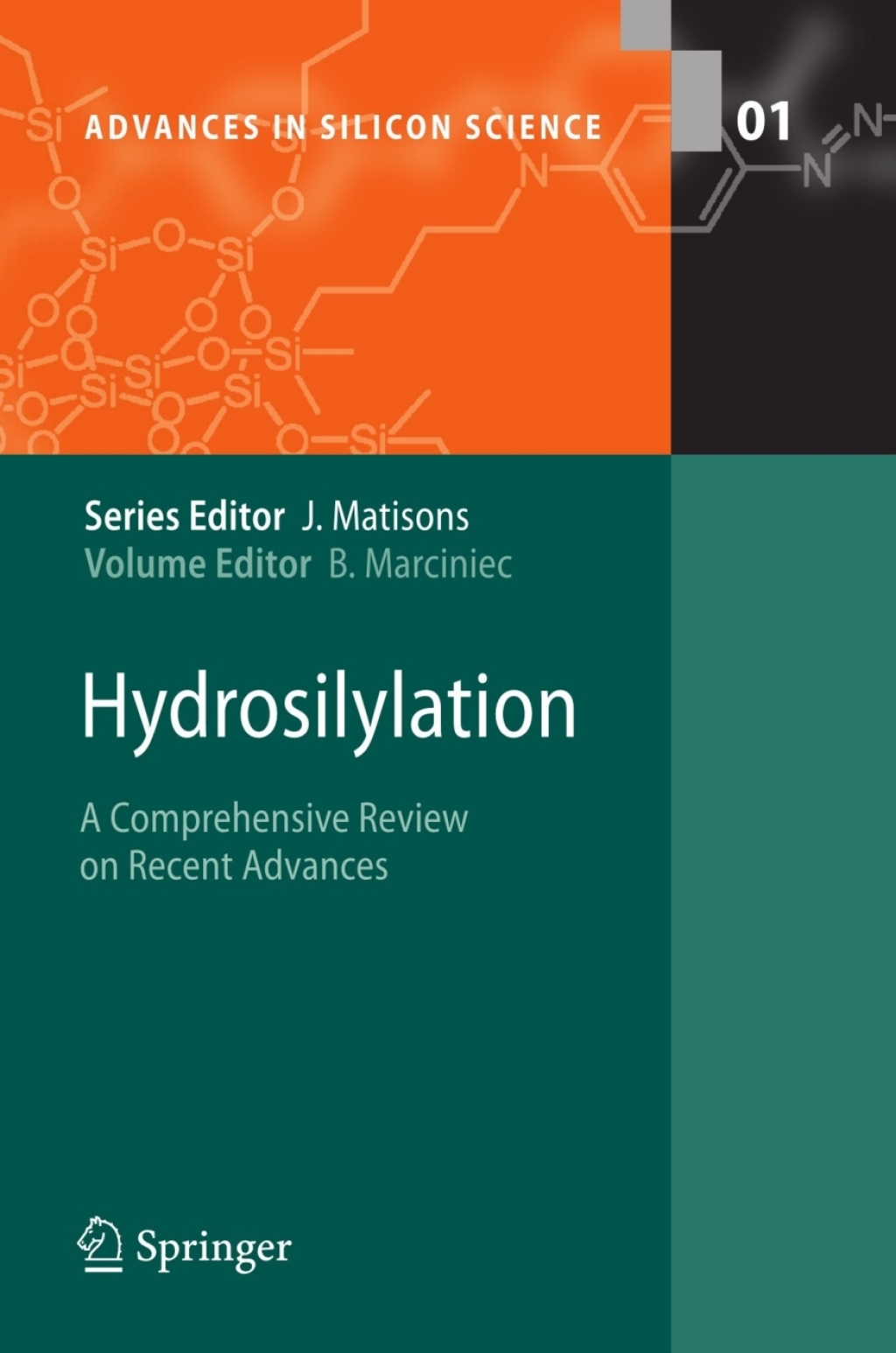 Hydrosilylation A Comprehensive Review on Recent Advances 1st Edition