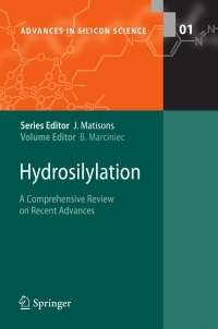 Cover image: Hydrosilylation 1st edition 9781402081712