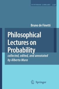 表紙画像: Philosophical Lectures on Probability 9781402082016