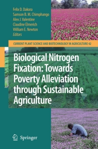 Imagen de portada: Biological Nitrogen Fixation: Towards Poverty Alleviation through Sustainable Agriculture 1st edition 9781402082511