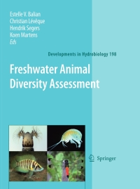 Cover image: Freshwater Animal Diversity Assessment 1st edition 9781402082580