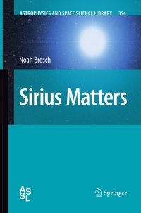 Imagen de portada: Sirius Matters 9789048178407