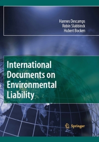 صورة الغلاف: International Documents on Environmental Liability 9789048178575