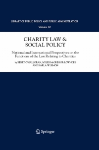 Imagen de portada: Charity Law & Social Policy 9789048178742