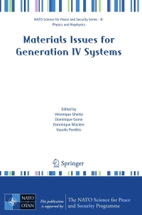Cover image: Materials Issues for Generation IV Systems 1st edition 9781402084218