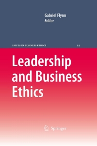 Omslagafbeelding: Leadership and Business Ethics 1st edition 9781402084287