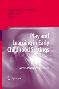 Cover image: Play and Learning in Early Childhood Settings 1st edition 9781402084973